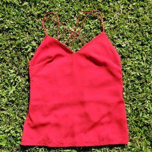 Red Sexy Open Back or Strappy Back - Misguided